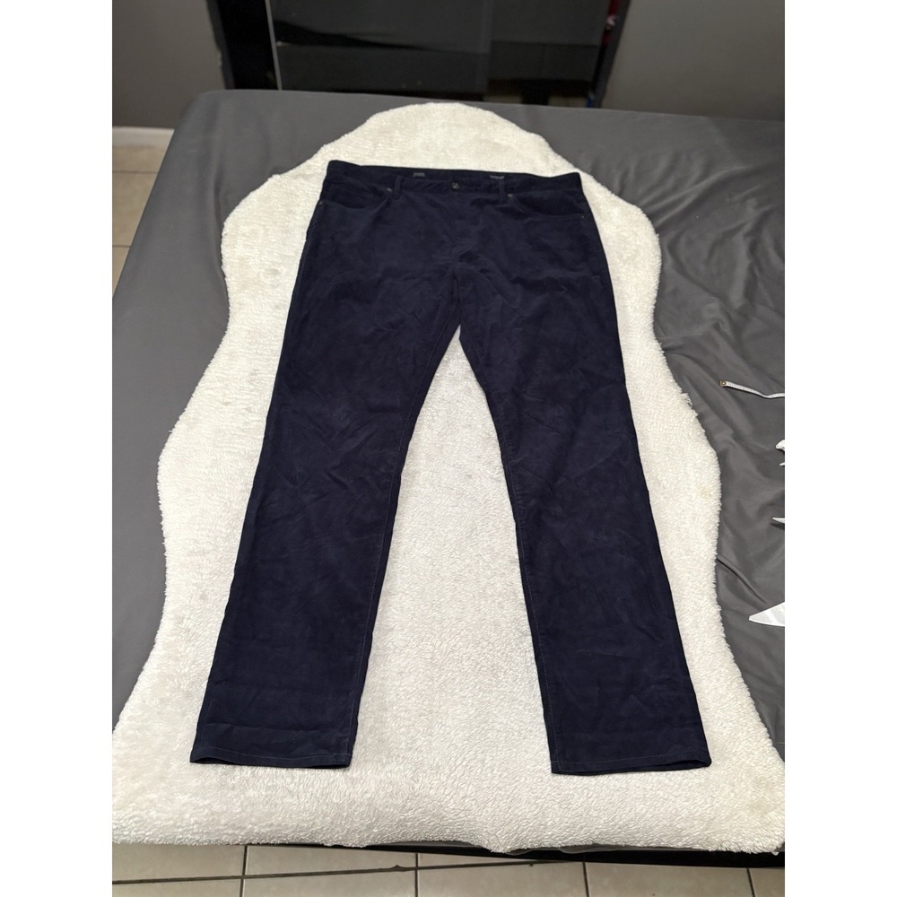 7 Diamonds Pants Mens 40x34 Blue Clifton‎ Slim Straight Stretch Chino 5 Pocket
